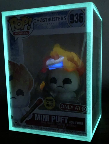 Funko Pop Ghostbusters Afterlife Mini Puft On Fire 936 Target Glow MINT +GITD PP