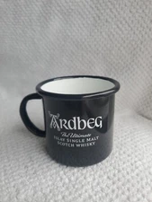 Ardbeg Islay Whisky Enamel Mug Great Display Item, small blemish 