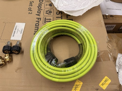 #ad #ad Pressure Washer Hose 3600 PSI 50FT Quick Connect Couplers Adapter Kit $19.99