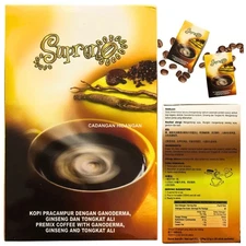 Gano Excel Supreno Premium Premix Coffee with Ganoderma (21 gm x 20 sticks)