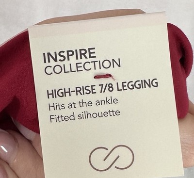 CALIA Women's Inspire Mesh Red Leggings Sz XL Womens 7/8 Legging NWT $108 NEW