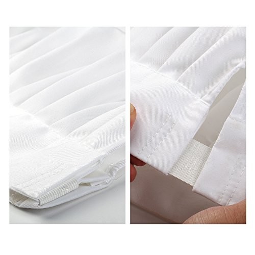 Chef Apron and Hat for Men and Women, Machine 1 Set White Apron and Hat - Picture 4 of 6