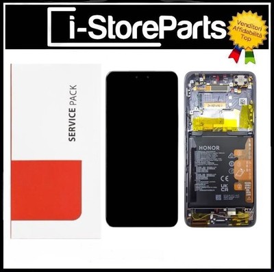 DISPLAY LCD Touch Rahmen Schwarz Original Service Für HONOR MAGIC 6 PRO BVL-AN16