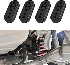 4PCS Rubber Exhaust Hanger, Exhaust Muffler Bracket, 4 Holes Exhau Color: 4PCS