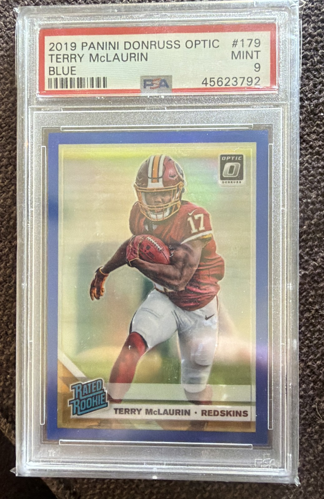 Terry McLaurin Panini Donruss Optic #179 Blue