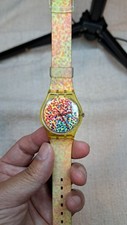 Orologio Swatch GZ121 Lotti Punti 1992 Vintage di Alfred Hofkunst - Non Funzionante