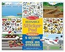 Melissa Doug Reusable Sticker Pad - Vehicles 4199