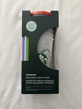 Starbucks Reusable Cold Cups Color Changing Confetti Summer 2021 Set of 5 New