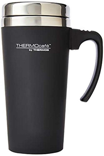THERMOcafè by THERMOS 420 ml Plastic and Stainless Steel Soft Touch Travel