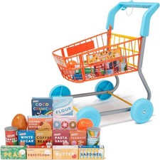 CASDON Shopping Trolley Set with Shopping, New but open, scruffy box