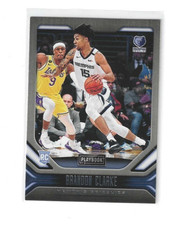 2019-20 Panini Playbook Basketball #190 Brandon Clarke RC - Memphis Grizzlies