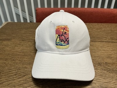 La Croix LiveLaCroix Adjustable Baseball Hat Cap Sparkling Water Promo White OS