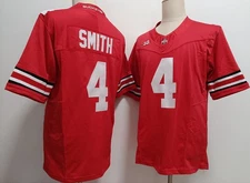 Jeremiah Smith Jersey Youth/Adult Red Gray Black White Stitched Custom S-6XL