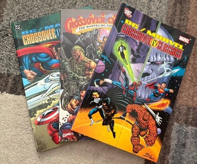 Marvel DC Comics TPB Lot Vol 2-4 Crossover Classics Spiderman Superman Batman