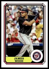 2025 Topps Archives #87BB-3 James Wood 1987 Topps Boardwalk and Baseball