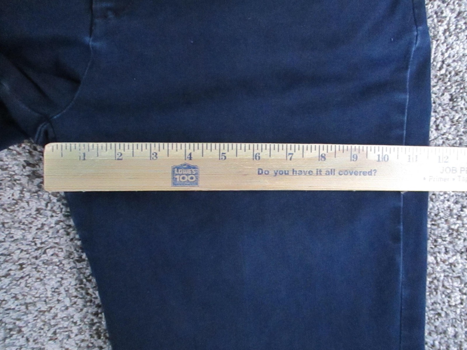 Lee Pants Womens 12 Blue Straight Leg Flex Motion Mid Rise Chino 32x30 thumbnail 10