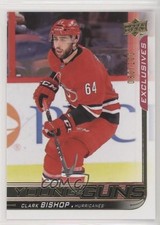 2018-19 Upper Deck Young Guns UD Exclusives 80/100 Clark Bishop #494 a3q