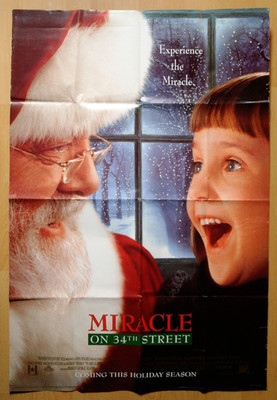 P358  Kinoplakat (67 x 100 cm) MIRACLE ON 34th STREET Richard Attenborough, Eliz