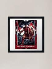Aress Champions Of Conflicts Framed Framed Wall Art Poster Canvas Print Picture