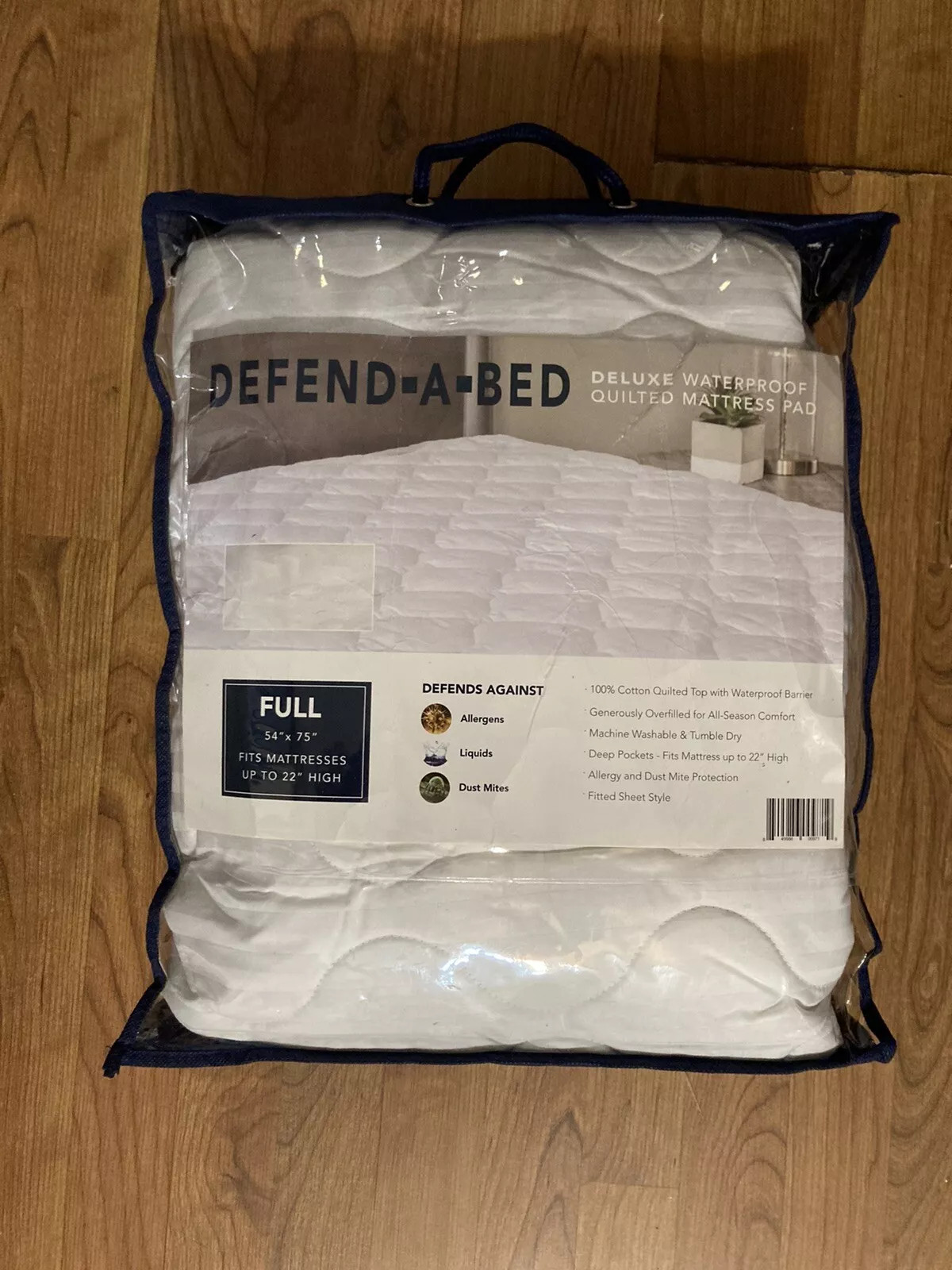 ЗАЩИТА ДЛЯ СТЕГАНОГО МАТРАСА КЛАССА ЛЮКС CLASSIC BRANDS DEFEND-A-BED ПОЛНОСТЬЮ БЕЛАЯ