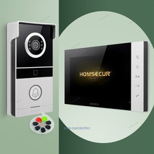 HOMSECUR HD Video Door Phone Intercom Doorbell Night Vision Monitoring Security