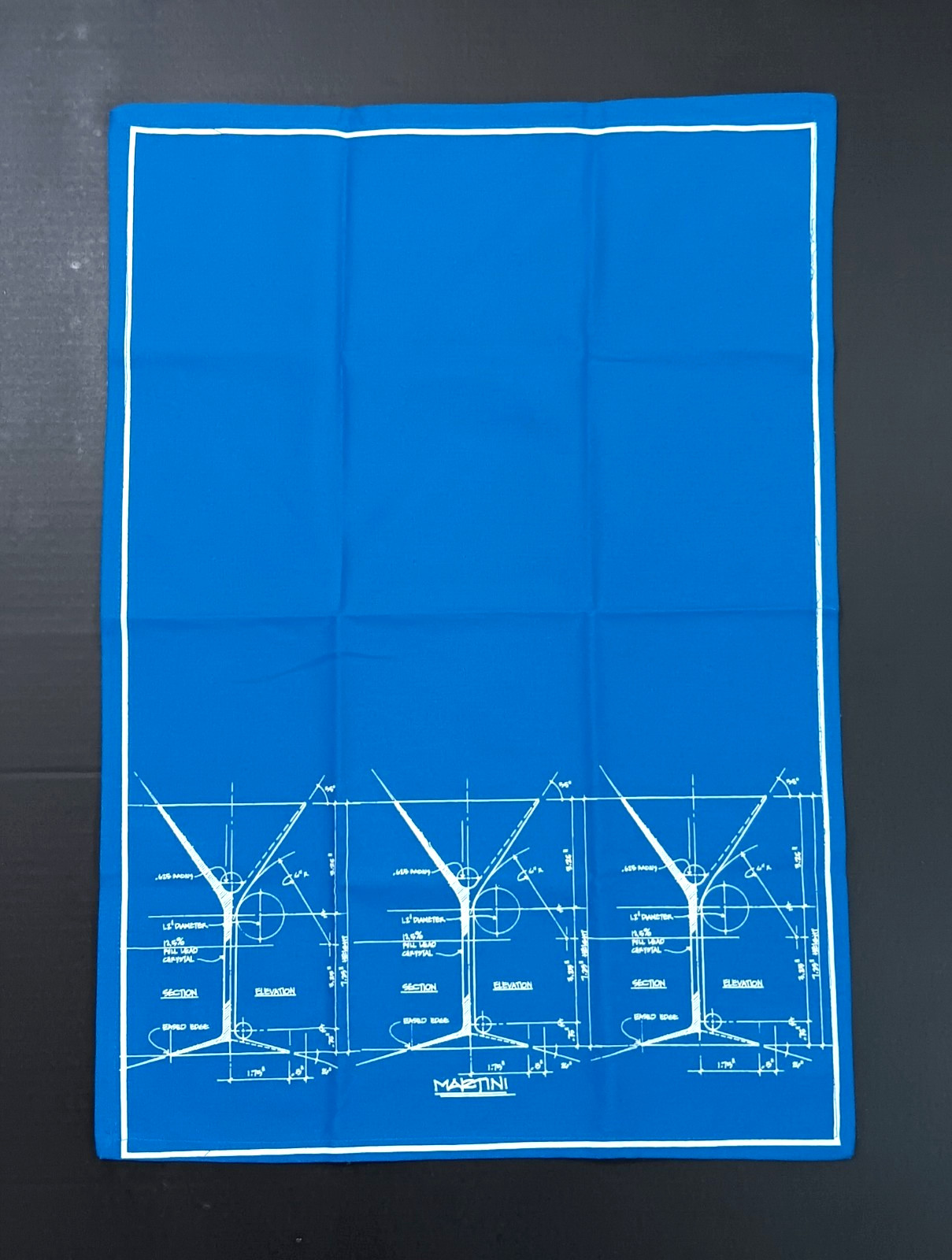 Blue & White Cocktail Schematic By Ppd New