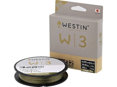 (35,09 /1Stk) Westin W3 Deadbait 8-Braid Jungle Jive - 300m geflochtene Schnur