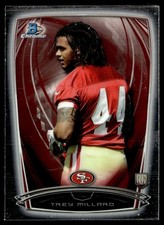 2014 Bowman Chrome Trey Millard Rookie San Francisco 49ers #121