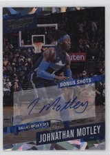 2017-18 Panini Prestige Bonus Shots Signatures Crystal Johnathan Motley Auto 0q3