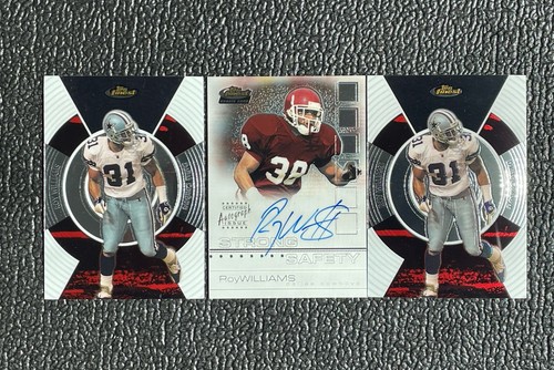 Roy Williams [Certified Autograph] #125 card from 2002 Topps Finest