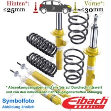 B12 Pro-Kit Fahrwerk 30mm & 25mm Tieferlegung u.a.: Audi A3 8L1, Bj. 1996-2003