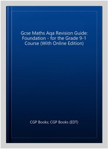 New 2021 Gcse Maths Aqa Revision Guide: Foundation Inc Online Edition, Videos...