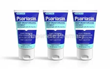 3 Pack Psoriasin Deep Moisturizing Ointment - 2% Coal Tar Stops Psoriasis 4.2 Oz
