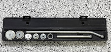 Matco Tools Freeze Plug Installer Set Lot Case Ball Arm Adaptor Heads Pry Bar Matco Tools Freeze Plug Installer Set Lot Case Ball Arm Adaptor Heads Pry Bar