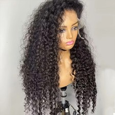 Deep Wave Human Hair Wig 13x6 HD Lace Front 250 Density Transparent Remy