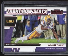 2021 Panini Contenders Draft Picks #5 Ja'Marr Chase Front-Row Seats Red