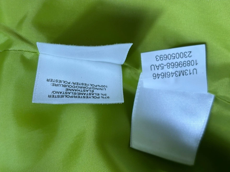 Chaqueta Blazer Black Label Evan-Picone Frente Abierto Para Mujer Talla 18 Verde Lima Informal Foto 4 de 4