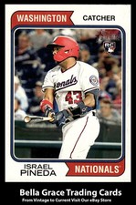 2023 Topps Heritage Israel Pineda #259 Washington Nationals Rookie MLB Baseball 