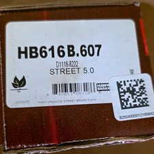 Hawk HPS 5.0 HB616B.607 Brake Pad Set Perform...