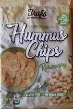 Trafo Organic Hummus Chips Rosemary 75g-6 Pack