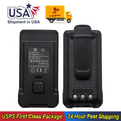 New RT85 BL85 Battery For TYT TH-UV88 Talkie Walkie with Belt Clip