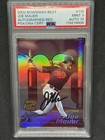 2002 Bowman’s Best Joe Mauer Red Auto PSA 9 10 Auto 