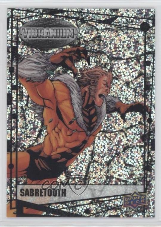 2015 Upper Deck Marvel Vibranium Raw Vibranium Sabretooth #11