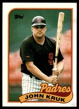 1989 Topps John Kruk San Diego Padres #235