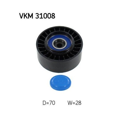 Umlenk /FüHrungsrolle Keilrippenriemen SKF VKM 31008 FüR Audi Seat VW Mitte-image