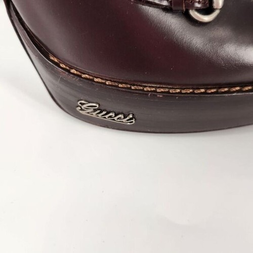 Gucci Women's 7.5 Oxford Leather Pony Hair Ankle Booties Brown Heels Platforms - Picture 8 of 16