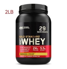 Gold Standard 100% Whey Protein 2 lb Banana Cream by Optimum Nutrit new 16.90 per gallon