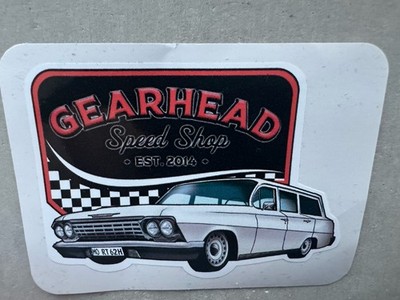 Gearhead Speed Shop Est 2014 - Aufkleber 