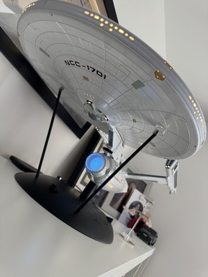 Tomy Star Trek Enterprise Refit 1/350 - GEÖFFNET UND VOLLSTÄNDIG GETESTET  
