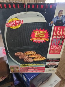 George Foreman GR26CB XL Indoor Grill New In Box